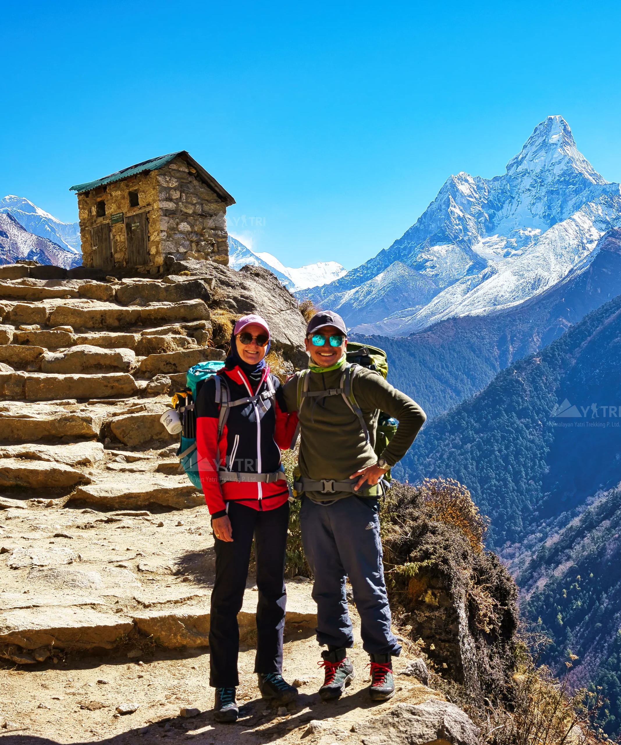 Journey to Everest Base Camp happy faces