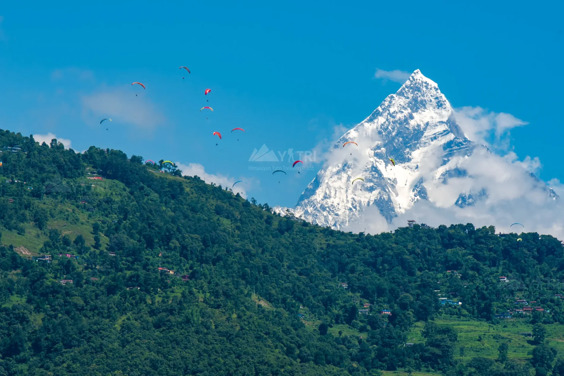 Mt. Fishtal Machhapuchhre countryside