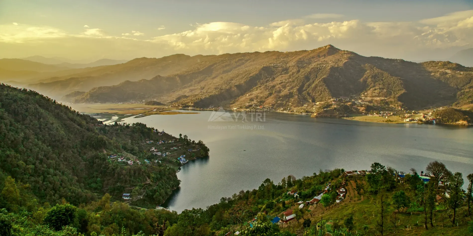 Phewa Lake as seen from Pumdi